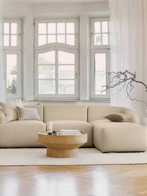 Modulares Ecksofa Sofia, Bezug: 100% Polypropylen Der hoc, Gestell: Massives Kiefernholz, Spa, Füße: Kunststoff, Webstoff Beige, B 278 x T 174 cm, Eckteil rechts