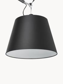 Lampa podłogowa Tolomeo Mega, Stelaż: aluminium powlekane, Czarny, W 148 cm