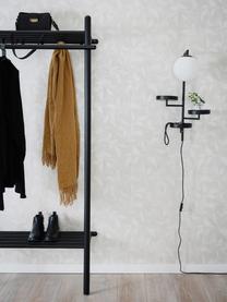 Perchero de pared en roble Milford, Negro, An 91 x Al 181 cm