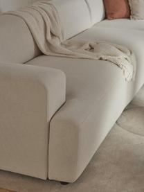 Canapé d'angle XL Melva, Tissu blanc cassé, larg. 339 x prof. 339 cm