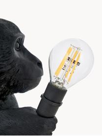 Design Außentischlampe Monkey mit Stecker, Leuchte: Kunstharz, Schwarz, B 34 x H 32 cm