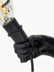 Design Aussentischlampe Monkey mit Stecker, Leuchte: Kunstharz, Schwarz, B 34 x H 32 cm
