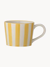 Tasse peinte à la main Begonia, Grès cérame, Jaune, blanc, Ø 9 x haut. 7 cm, 250 ml