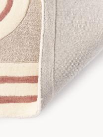 Ručně tkaný vlněný koberec Arne, Béžová, terakotová, krémově bílá, Š 80 cm, D 150 cm (velikost XS)