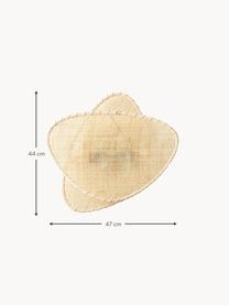 Applique murale en bambou Tericita, Bambou, larg. 47 x haut. 44 cm