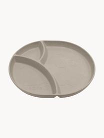 Assiette pour enfant avec compartiments Mums, Plastique, Beige, larg. 22 x prof. 19 cm