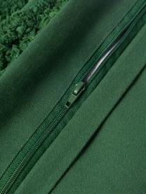 Housse de coussin 30x50 en coton Bell, 100% coton, Vert foncé, larg. 240 x long. 260 cm (pour les lits jusqu'à 200 x 200 cm)