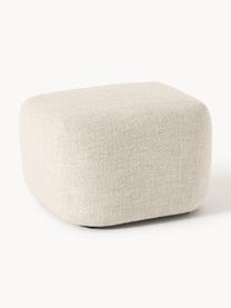 Sofa-Hocker Wolke aus Bouclé, Bezug: Bouclé (96 % Polyester, 4, Füße: Kunststoff Dieses Produkt, Bouclé Hellbeige, B 64 x H 41 cm