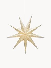 Étoile lumineuse Solvalla, Étoile lumineuse : couleur dorée Câble : blanc, Ø 100 x prof. 28 cm
