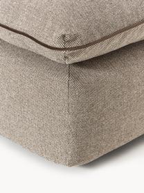 XL-Hocker Felix, Bezug: 100 % Polyester Der strap, Gestell: Massives Kiefern- und Fic, Füße: Kunststoff Dieses Produkt, Webstoff Greige, B 140 x T 60 cm