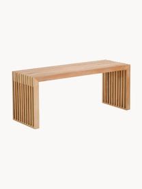 Ławka z drewna tekowego Rib, Drewno tekowe, Drewno tekowe, S 104 x W 43 cm