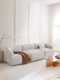 Modulares Sofa Sofia (3-Sitzer), Bezug: 100 % Polypropylen Der ho, Gestell: Fichtenholz, Spanplatte, , Füße: Kunststoff Dieses Produkt, Webstoff Cremeweiß, B 277 x T 103 cm