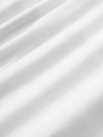 Geruite perkalkatoenen dekbedovertrek Scarlet, Weeftechniek: perkal Draaddichtheid 180, Rood, wit, B 200 x L 200 cm