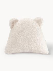 Peluche in teddy Bear, Rivestimento: teddy (100% poliestere), Bianco latte, Larg. 37 x Lung. 40 cm