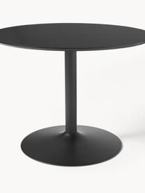 Ronde eettafel Menorca, Ø 100 cm, Tafelblad: hogedruklaminaat (HPL), v, Zwart, Ø 100 cm