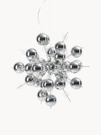 Grote hanglamp Explosion met glazen bollen, Zilverkleurig, Ø 65 cm