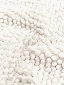 Povlak na polštář se strukturovaným povrchem Indi, 100 % bavlna, certifikát BCI, Tlumeně bílá, Š 45 cm, D 45 cm