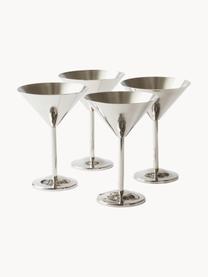 Bicchiere cocktail Sarai 4 pz, Acciaio inossidabile, Cromato, Ø 12 x Alt. 17 cm