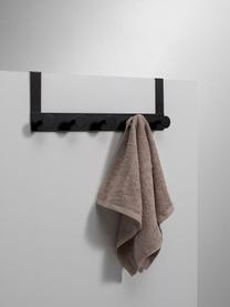 Porte-serviettes en métal Quick, Métal, laqué, Noir, larg. 46 x haut. 16 cm