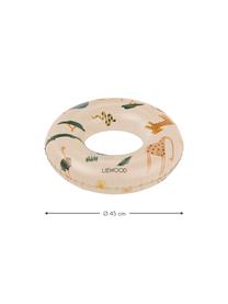 Anello da nuoto per bambini Baloo, 100% plastica (PVC), Beige, multicolore (motivo safari), Ø 45 cm