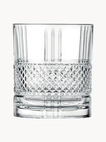 Vasos old fashioned de cristal Brillante, 6 uds., Cristal, Transparente, Ø 8 x Al 9 cm, 340 ml