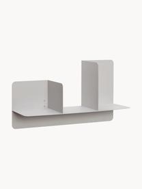 Estante de pared de metal Fold, Metal recubierto, Gris mate, An 60 x Al 35 cm