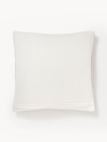 Poszewka na poduszkę z wypukłą strukturą Adrian, Kremowobiały, S 45 x D 45 cm