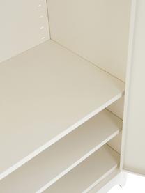 Bílá kovová šatní skříň Bologna, Potažený kov, Bílá, Š 85 cm, V 160 cm
