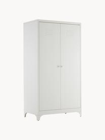 Armoire en métal à 2 portes Bologna, Métal, enduit, Blanc, larg. 85 x haut. 160 cm