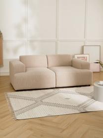 Sofa Melva (2-Sitzer), Bezug: 100% Polyester Der hochwe, Gestell: Massives Kiefernholz, Spa, Webstoff Beige, B 198 x T 101 cm