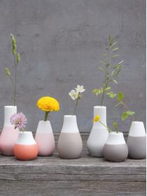 Petits vases Pastell, 4 élém., Tons bruns, blanc