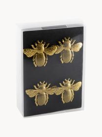 Portatovagliolo Bee 4 pz, Zinco rivestito, Dorato, Ø 4 x Alt. 4 cm