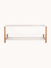 Banc dressing scandi avec rangement Northgate, Blanc, larg. 120 x haut. 48 cm