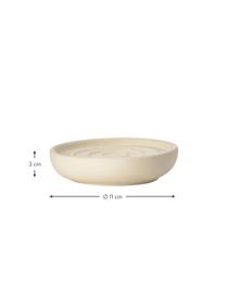 Porte-savon en porcelaine Nova One, Porcelaine, Beige, Ø 11 x haut. 3 cm