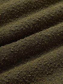 Cojín en tejido bouclé sofá Lennon, Funda: 80% poliéster, 20% acríli, Bouclé verde oliva, An 70 x L 70 cm