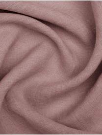 Plátěný ubrousek s efektem soft-washed Pom Pom, 4 ks, Tmavě růžová