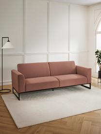 Schlafsofa Josephine (3-Sitzer), Bezug: 100% Polyester Der hochwe, Gestell: Massives Kiefernholz und , Webstoff Nougat, B 238 x T 85 cm