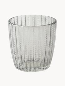 Teelichthalter Marilu aus Glas, 4er-Set, Glas, Beigetöne, Ø 8 x H 8 cm