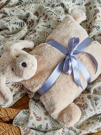 Coussin peluche Felix, Beige clair, larg. 37 x long. 45 cm