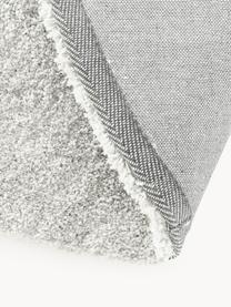 Načechraný kulatý koberec s vysokým vlasem Leighton, Světle šedá, Ø 150 x V 3 cm (velikost M)