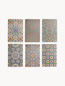 Sets de table Marrakech Doubleface, 6 élém., Plastique, Multicolore, larg. 30 x long. 45 cm