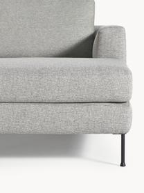 Ecksofa Cucita (4-Sitzer), Bezug: Webstoff (100% Polyester), Gestell: Massives Kiefernholz, Webstoff Grau, B 302 x T 163 cm, Eckteil links