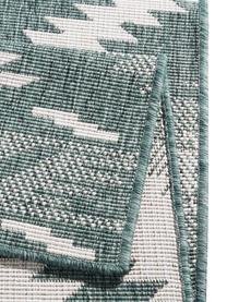 Tappeto reversibile da interno-esterno Malibu, Verde, crema, Larg. 200 x Lung. 290 cm (taglia L)