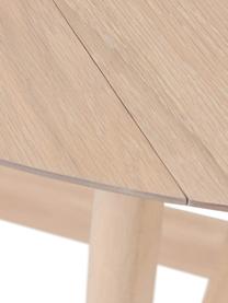 Table ronde bois de chêne Maryse, Ø 120 cm, Blanc