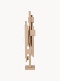 Ručne vyrobená dekorácia Skyline, Tíkové drevo, Tíkové drevo, Š 9 x V 42 cm