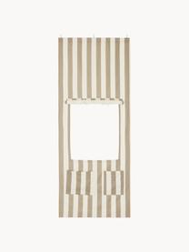 Porte de kiosque en coton bio Doorway, Beige, blanc cassé, larg. 85 x haut. 295 cm