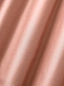 Elastická plachta na topper matrac z bavlneného saténu Comfort, Staroružová, Š 90 x D 200 cm, V 15 cm