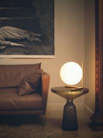 Dimmbare Tischlampe IC Lights, mundgeblasen, Lampenschirm: Glas, Goldfarben matt, Weiß, B 30 x H 35 cm
