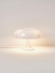 Lampa stołowa Nessino, Poliwęglan, Biały, Ø 32 x W 22 cm