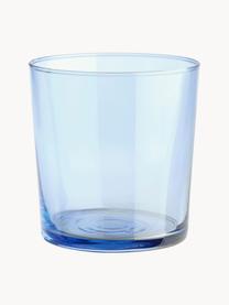 Wassergläser Lola, 6er-Set, Glas, Mehrfarbig, transparent, Ø 7 x H 9 cm, 345 ml